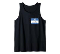 Hola, mi Nombre es Jackie Etiqueta Camiseta sin Mangas