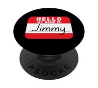 Hola, mi Nombre es Jimmy Etiqueta para Divertida PopSockets PopGrip Adhesivo