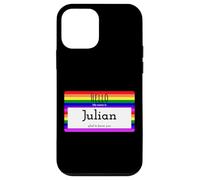 Hola Mi Nombre es Julian Name Tag Carcasa para iPhone 12 Mini