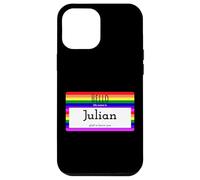 Hola Mi Nombre es Julian Name Tag Carcasa para iPhone 12 Pro MAX
