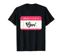 Hola, mi Nombre es Lori - Funny Lori Name Camiseta gráfica económica, Hombre, Negro, XL