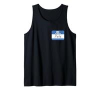Hola, mi nombre es Pete Funny Name Tag Camiseta sin Mangas
