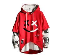 Hola MrLin Techwear Masculino Hip Hop Sudadera Streetwear Japonés Patchwork Sudadera Urbana