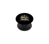 Hola Música Profesor Notas Musicales Clave de Sol PopSockets PopGrip Adhesivo