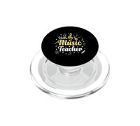 Hola Música Profesor Notas Musicales Clave de Sol PopSockets PopGrip para MagSafe