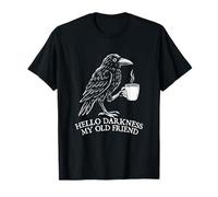 Hola Oscuridad Mi Viejo Amigo - Amante del Café de la Camiseta
