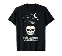 Hola Oscuridad Mi Viejo Amigo Cuervo Café Cuervo Pájaro Camiseta
