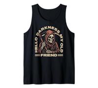 Hola Oscuridad Mi Viejo Amigo Grim Reaper El Ángel De La Muerte Camiseta sin Mangas