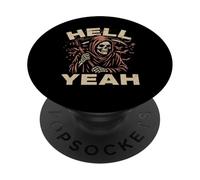 Hola Oscuridad Mi Viejo Amigo Grim Reaper El Ángel De La Muerte PopSockets PopGrip Adhesivo