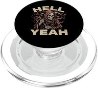 Hola Oscuridad Mi Viejo Amigo Grim Reaper El Ángel De La Muerte PopSockets PopGrip para MagSafe