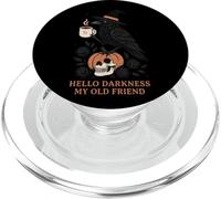 Hola Oscuridad Mi Viejo Amigo Halloween PopSockets PopGrip para MagSafe