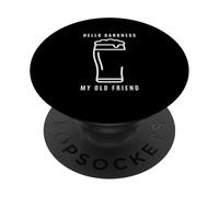 Hola Oscuridad Mi Viejo Amigo Irish Stout Porter PopSockets PopGrip Adhesivo