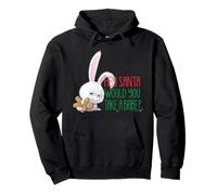 Hola Papá Noel, ¿aceptarías un soborno? Sudadera con Capucha