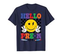 Hola Pre K Era Primer día de Clases Estudiante de Regreso al Aula Camiseta