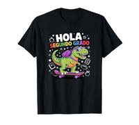 Hola Segundo Grado Dinosaur Hello 2nd Grade Spanish Teacher Camiseta