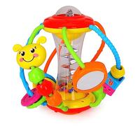 HOLA Sonajeros Juguetes Bebes 6-12 Meses, Pelota Sonajero Bebe de Agarre Juguetes Bebe 3 6 9 12 Meses, Pelota Sensorial Regalo Bebe de Motricidad Juguetes para Agarrar, Sacudir y Gatear