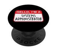 Hola, Soy Administrador de Sistemas - Divertido PopSockets PopGrip Adhesivo