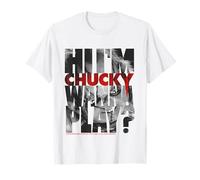 Hola, Soy Chucky, Quiero Jugar, diseño de Halloween de Chucky Camiseta