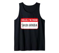 Hola, Soy de Arabia Saudita Camiseta sin Mangas