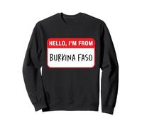 Hola, Soy de Burkina Faso Sudadera