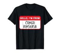 Hola, Soy de Congo-Kinshasa Camiseta