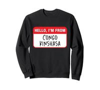 Hola, Soy de Congo-Kinshasa Sudadera