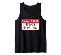 Hola, Soy de Polinesia Francesa Camiseta sin Mangas