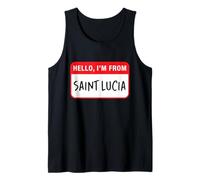 Hola, Soy de Santa Lucía Camiseta sin Mangas
