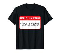 Hola, Soy de Turks and Caicos Camiseta