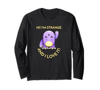 Hola, Soy extraño y me Encanta (Divertido y Lindo gráfico de Monstruo) Manga Larga