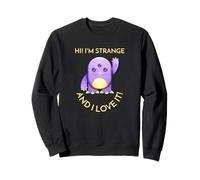 Hola, Soy extraño y me Encanta (Divertido y Lindo gráfico de Monstruo) Sudadera