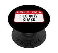 Hola, Soy Guardia de Seguridad - Divertido PopSockets PopGrip Adhesivo