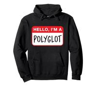 Hola, Soy políglota - Divertido Sudadera con Capucha