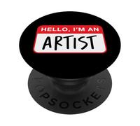 Hola, Soy un Artista - Divertido PopSockets PopGrip Adhesivo