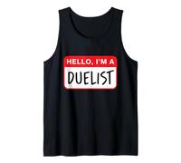 Hola, Soy un duelista - Divertido Camiseta sin Mangas