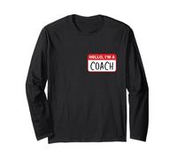 Hola, Soy un Entrenador - Divertido Manga Larga