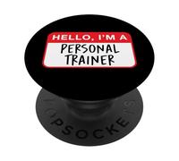 Hola, Soy un Entrenador Personal - Divertido PopSockets PopGrip Adhesivo