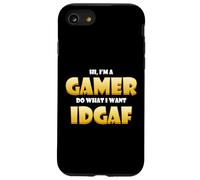 Hola, Soy un Jugador, Haz lo Que Quiero Idgaf Funny Gaming Meme Carcasa para iPhone SE (2020) / 7/8