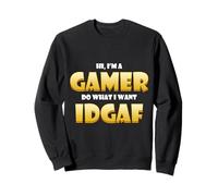 Hola, Soy un Jugador, Haz lo Que Quiero Idgaf Funny Gaming Meme Sudadera
