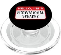 Hola, Soy un orador Motivacional - Divertido PopSockets PopGrip para MagSafe