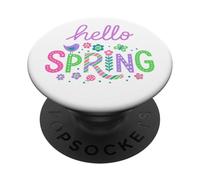 Hola Spring Cool Vibes PopSockets PopGrip Adhesivo