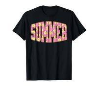Hola Summer Flower Summer Vacation Hawaii Beach Familia Camiseta