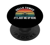 Hola Torre, Soy yo aquí Arriba Piloto de Vuelo Primero Solo PopSockets PopGrip Adhesivo