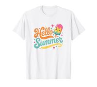 Hola Vacaciones de Verano Vida Fresca en Camiseta