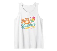 Hola Vacaciones de Verano Vida Fresca en Camiseta sin Mangas
