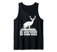 Hola Vegetarianos Mi Comida Caca en tu Comida Camiseta sin Mangas