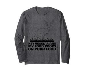 Hola Vegetarianos Mi Comida Caca en tu Comida Manga Larga