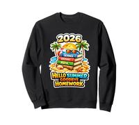 Hola Verano Adiós Tarea 2026 Último día de Clases Sudadera