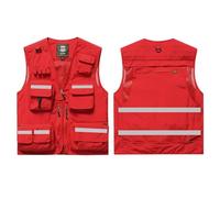Hola Víctor, Chaleco Ropa de trabajo multibolsillos Emerg Resc Vol Comm Chaqueta Multicolor Todas las tallas(A,L)