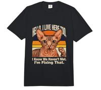 Hola, Vivo aquí también, sé Que no Hemos Conocido a un Gato Comfort Colors Adult Heavyweight T-Shirt